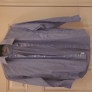 Donna Karan Signautre blue button down